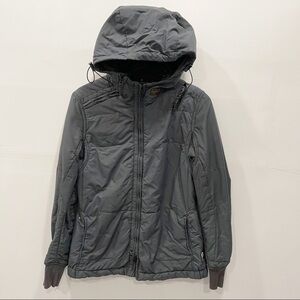 G-Star Raw Truck Quilted Hooded Overshirt Long Sleeve Jacket Medium Gray